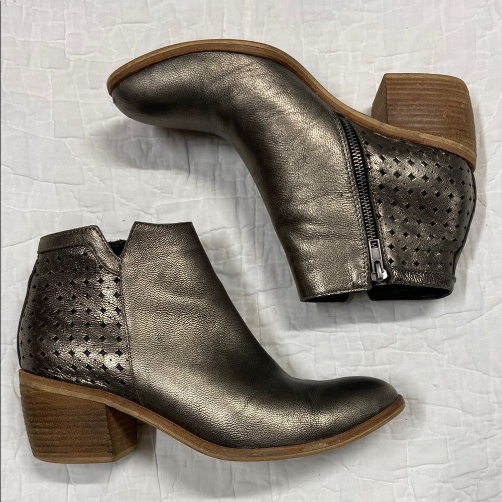 Silent D Opena Metallic Ankle Boots size 40